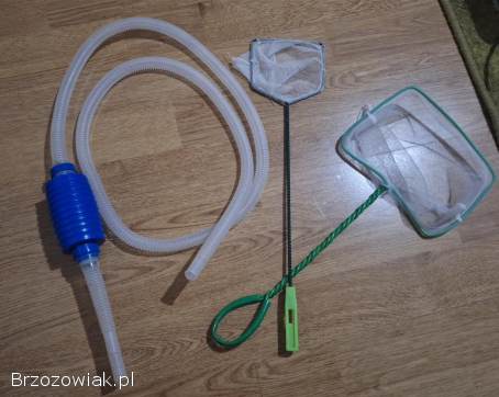 Akwarium z wyposażeniem