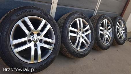 Felgi 16 Golf touran passat audi 5x112 opony letnie 23rok