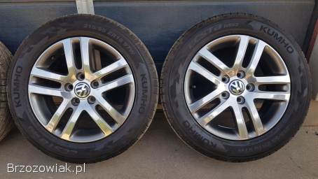 Felgi 16 Golf touran passat audi 5x112 opony letnie 23rok