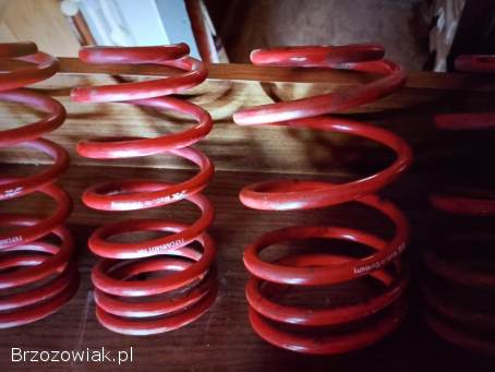 Sprężyny czerwone obniżające samochód MINI kpl 4 szt
