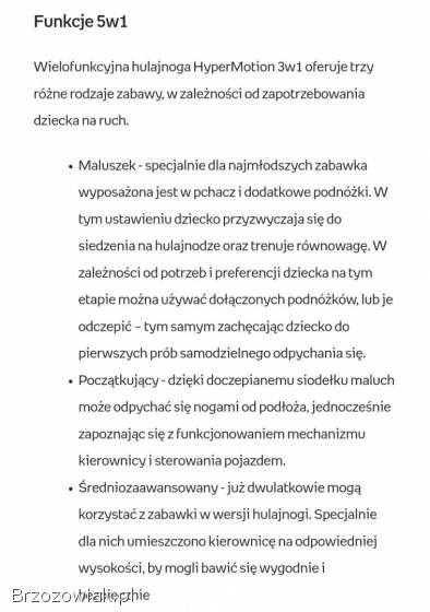 Hulajnoga 5w1