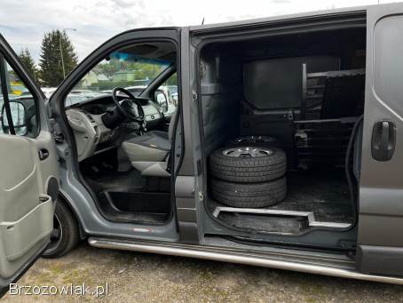 Opel Vivaro 2.  0CDTi 115KM Long -  Gwarancja -  2 drzwi rozsuwanych,  +Bagażnik,  2007r