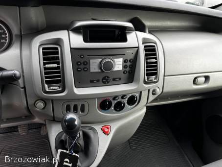 Opel Vivaro 2.  0CDTi 115KM Long -  Gwarancja -  2 drzwi rozsuwanych,  +Bagażnik,  2007r