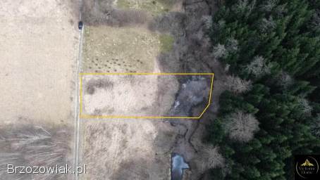 Piękna działka w spokojnej okolicy Brzozowa.