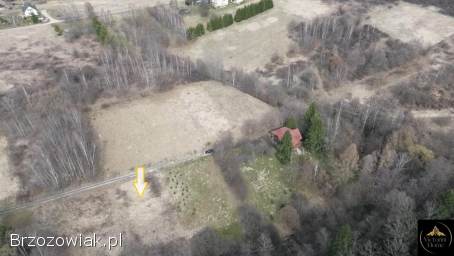Piękna działka w spokojnej okolicy Brzozowa.