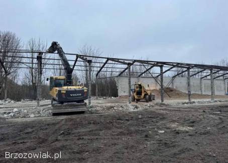Wyburzenia rozbiórki hale stalowe budynki murowane