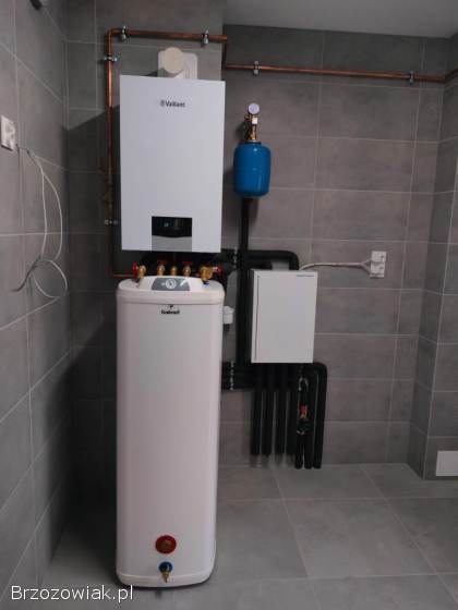 Instalacje wod-kan,  klimatyzacja,  rekuperacja,  montaż kotłów,  pomp ciepła