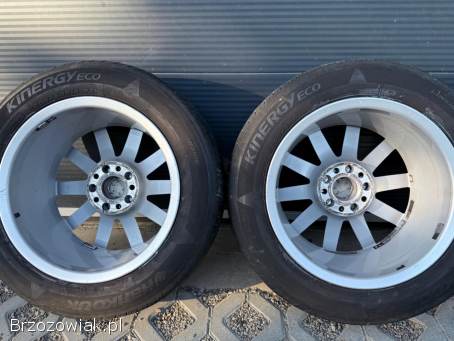 Koła letnie 5x112 R16 Audi 7,  5J ET45 66,  6 mm stan DB + 205/60 Hankook 4/5 mm