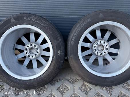 Koła letnie 5x112 R16 Audi 7,  5J ET45 66,  6 mm stan DB + 205/60 Hankook 4/5 mm