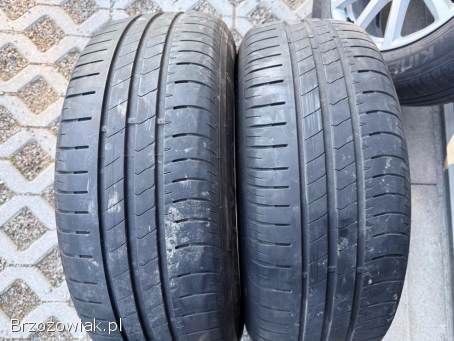 Koła letnie 5x112 R16 Audi 7,  5J ET45 66,  6 mm stan DB + 205/60 Hankook 4/5 mm