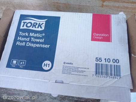 Podajnik automatyczny papieru ręcznika do łazienki dyspenser Tork h1