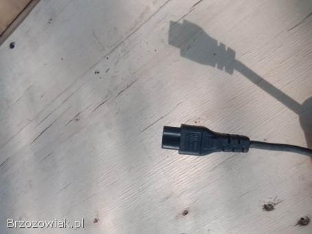 Kabel 3 żyłowy 0,  75mm² zasilający do zasilacza do ładowarki do lampki,  hulajnogi
