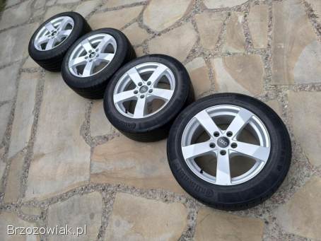 Alufelgi 16 5x112 opony letnie 205/55R16 Audi VW Seat Skoda Mercedes BMW