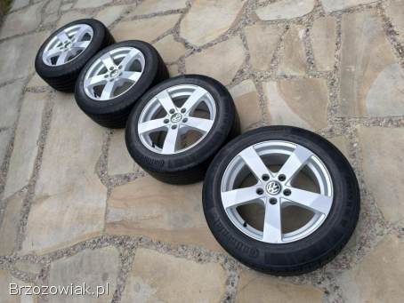 Alufelgi 16 5x112 opony letnie 205/55R16 Audi VW Seat Skoda Mercedes BMW