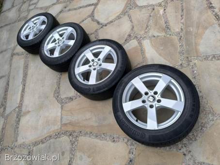 Alufelgi 16 5x112 opony letnie 205/55R16 Audi VW Seat Skoda Mercedes BMW