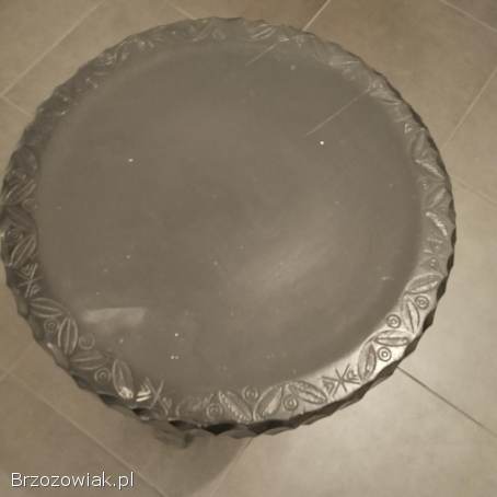 Stół drewniany,  taborety