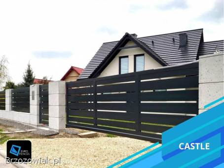 Laserowo wypalane ogrodzenia aluminiowe -  model Fire -  Euro Fences