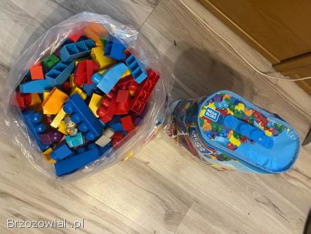 Duże klocki MEGA BLOKS marki Fisher Price ponad 330 sztuk