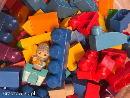 Duże klocki MEGA BLOKS marki Fisher Price ponad 330 sztuk