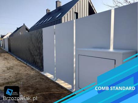 Ogrodzenie aluminiowe -  model Pełna Blacha -  Euro Fences