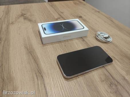 Okazja!  Iphone 14 Pro Srebrny/Biały!  Gwarancja!  Bat.  100!  Jak nowy!