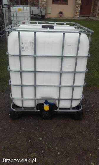 Mauzer zbiornik pojemnik 1000l mleczny