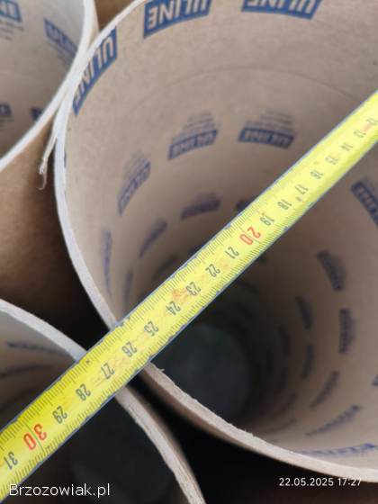 Rury szalunkowe kartonowe