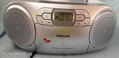 Philips AZ127/12 odtwarzacz CD przenośny (radio UKW,  CD,  magnetofon kasetowy)