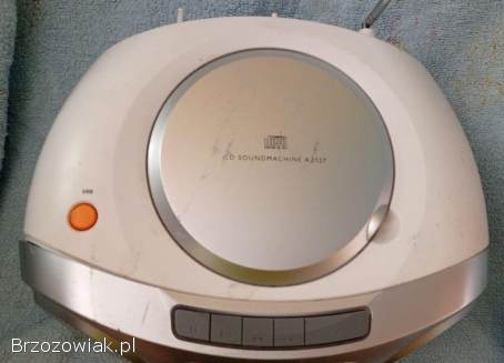 Philips AZ127/12 odtwarzacz CD przenośny (radio UKW,  CD,  magnetofon kasetowy)