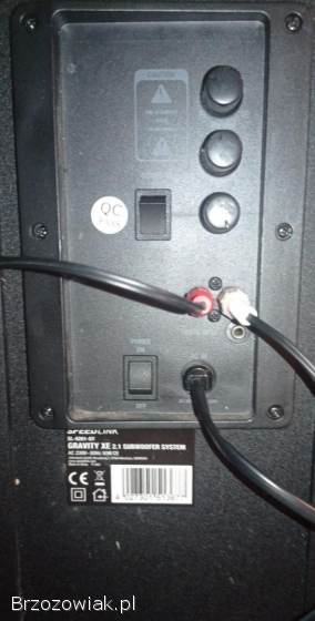 Głośniki SPEEDLINK GRAVITY XE 2.  1 SUBWOOFER SYSTEM (SL-8261-GY)