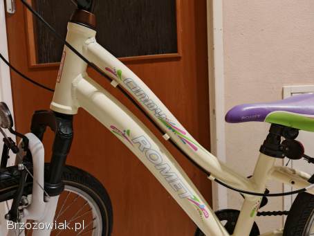 Piękny rower górski Romet Cindy 20 -  stan idealny