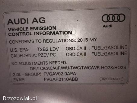 Audi A3 8p 2015