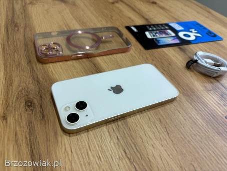 Okazja!  Iphone 13 Biały!  Gwarancja!  Kondycja Bat 100!  Super Stan!