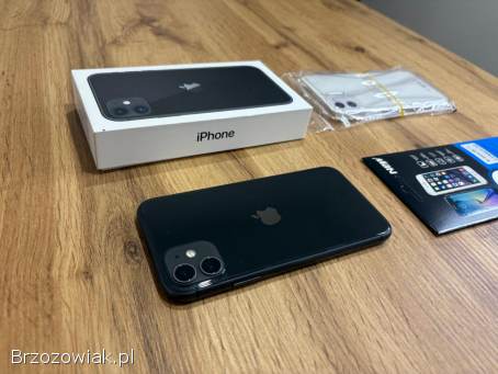 Okazja!  Iphone 11 -  Czarny! !  Gwarancja!  Super Stan!  Bateria 100!