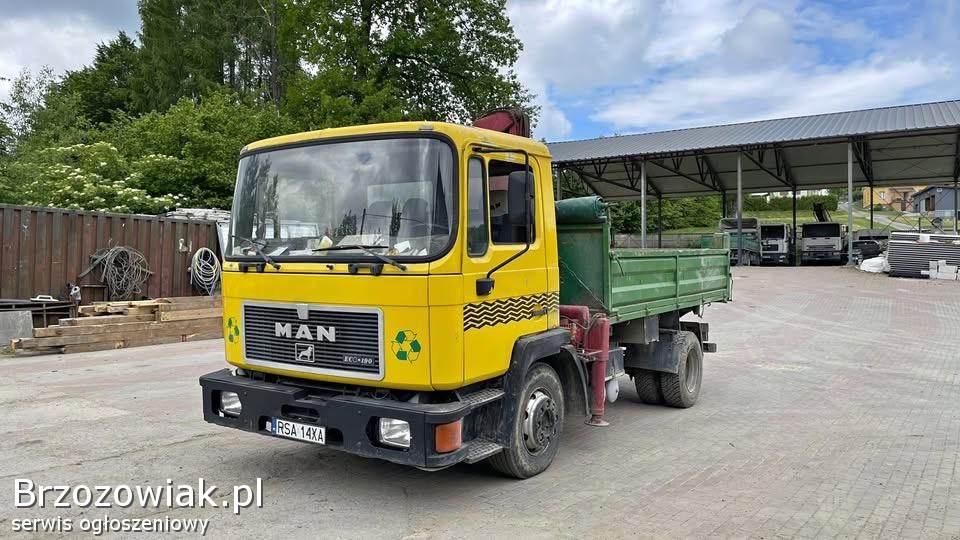 MAN 14.  192 1995r Wywrotka z HDS 14T