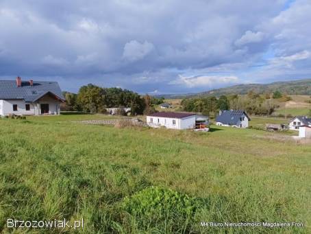 Słoneczna,  widokowa działka w Jasienicy Rosielnej.