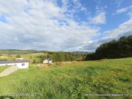 Słoneczna,  widokowa działka w Jasienicy Rosielnej.