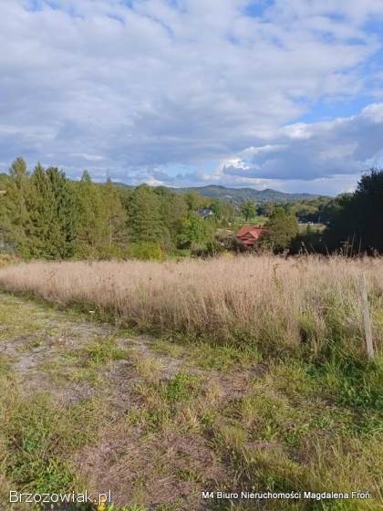 Słoneczna,  widokowa działka w Jasienicy Rosielnej.