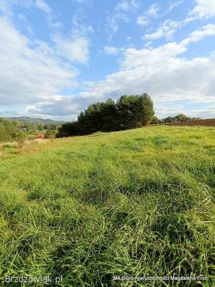 Słoneczna,  widokowa działka w Jasienicy Rosielnej.