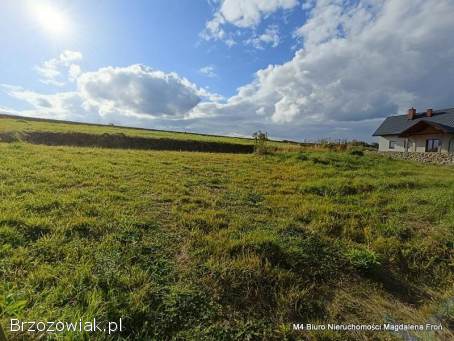 Słoneczna,  widokowa działka w Jasienicy Rosielnej.