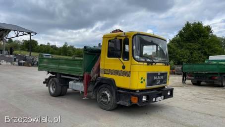 MAN 14.  192 1995r Wywrotka z HDS 14T