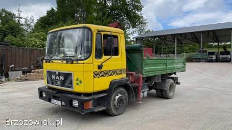 MAN 14.  192 1995r Wywrotka z HDS 14T