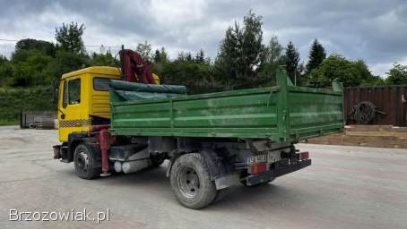 MAN 14.  192 1995r Wywrotka z HDS 14T