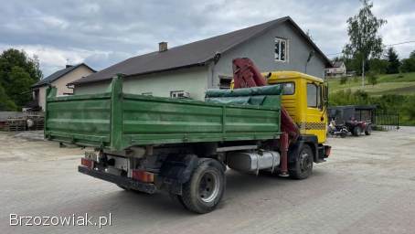 MAN 14.  192 1995r Wywrotka z HDS 14T