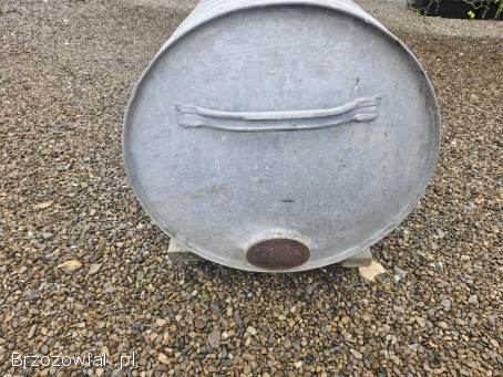 Beczka 400 litrów ocynk