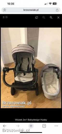 Wózek 2w1 Babydesign Husky