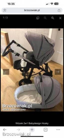 Wózek 2w1 Babydesign Husky