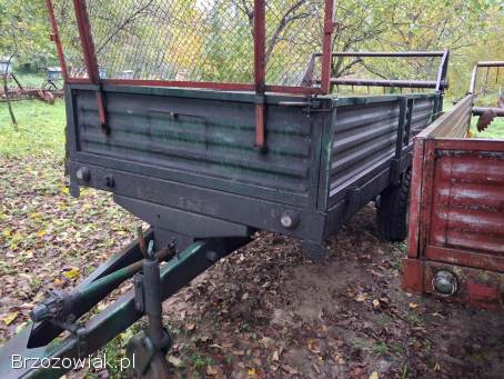 Rozrzutnik obornika polski 1 osiowy 2,  5 tony