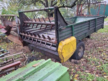 Rozrzutnik obornika polski 1 osiowy 2,  5 tony