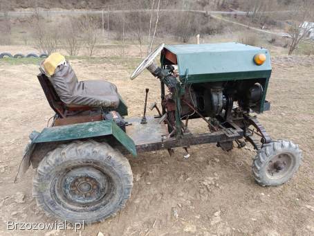 Traktor sam fiat 126p skrzynia,  most żuk,  przekładnia łańcuch